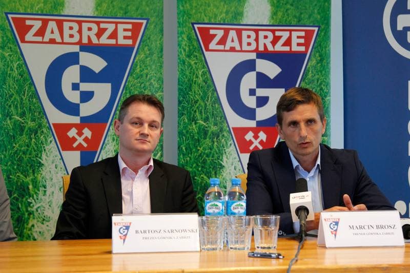Football. Gornik Zabrze. Press Conference. 07.06.2016