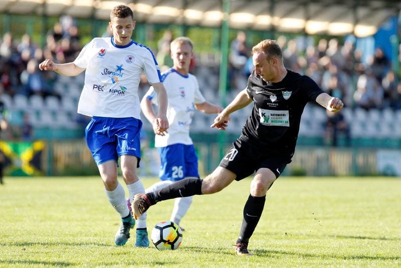 Football. II Liga. Rozwoj Katowice - Blekitni Stargard. 05.05.2018