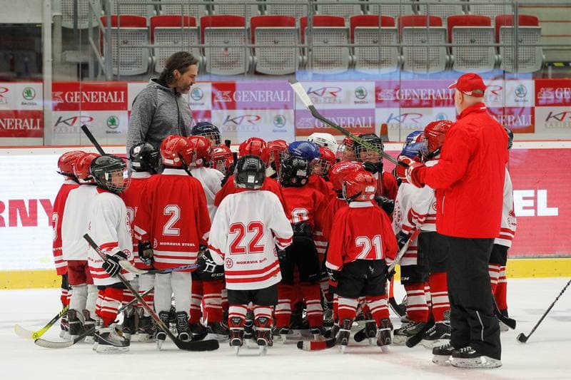 Ice Hockey. Ocelari Trinec. Training. 21.10.2018