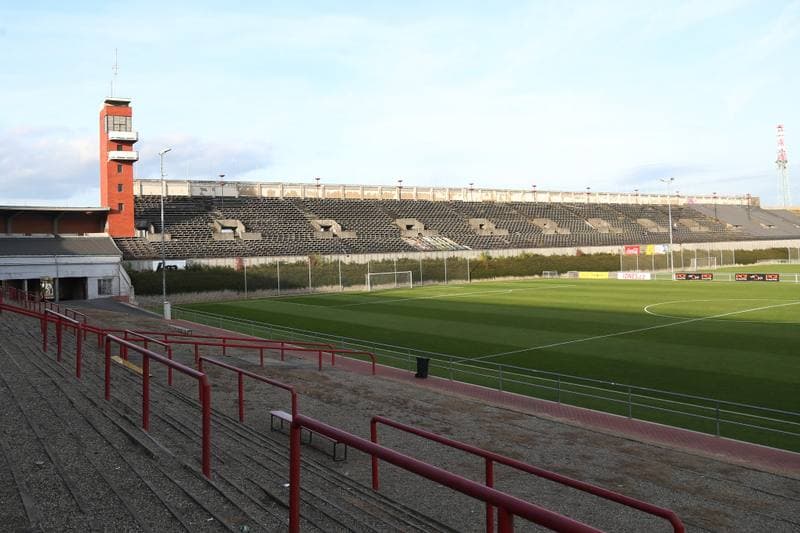 Football. Stadion Strahov. 13.10.2017