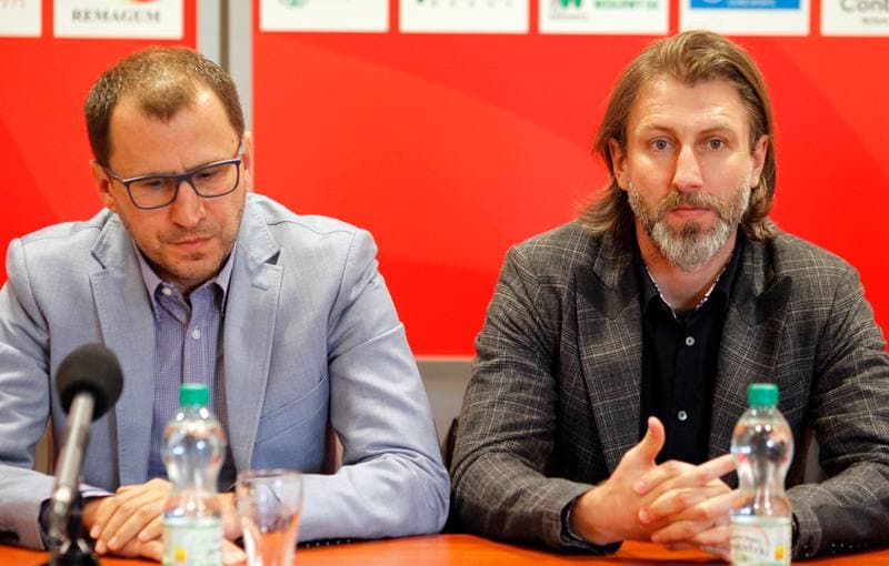Football. Rozwoj Katowice. Press Conference. 05.03.2015