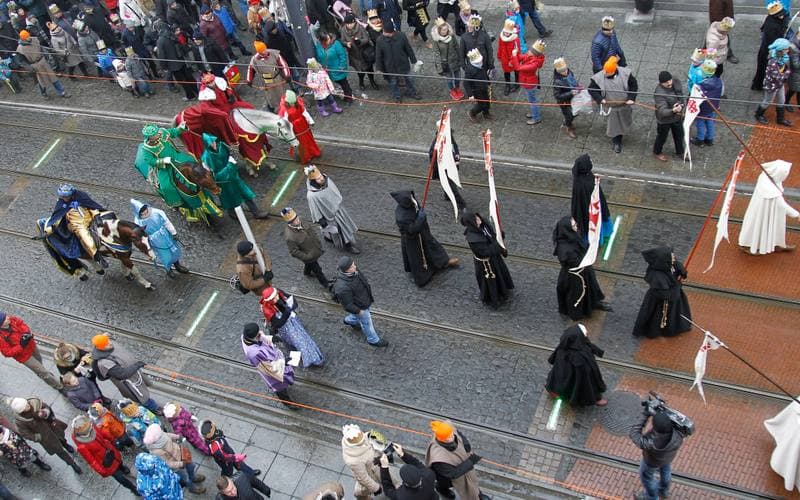 Three Kings Procession. Katowice. 06.01.2016