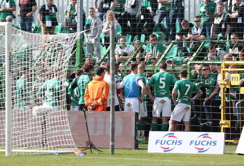 Football. I Liga. GKS Katowice - GKS Belchatow. 03.04.2016