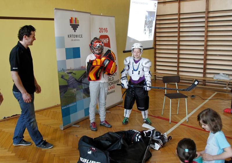 Ice Hockey. Social Action Promoting Ice Hockey World Championship. 06.04.2016