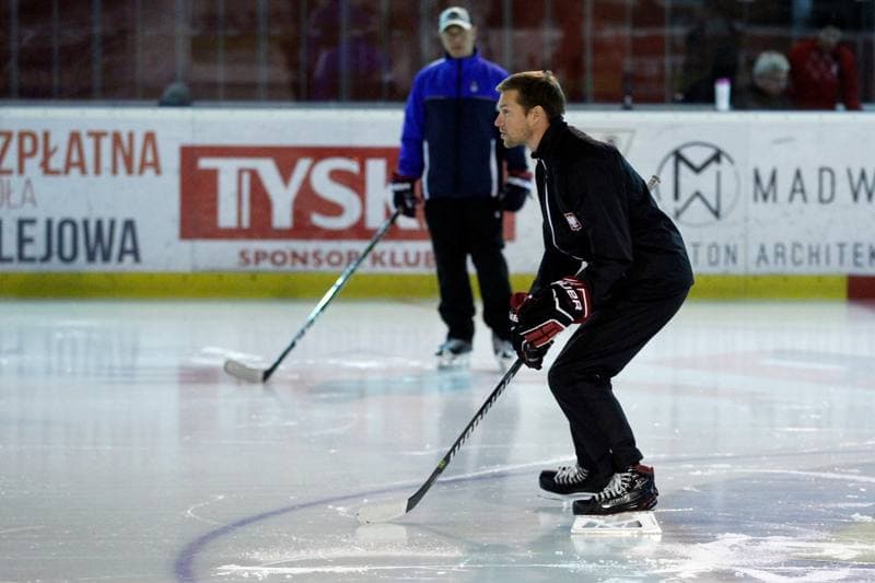 Ice Hockey. Poland national team. Training. 30.09.2018