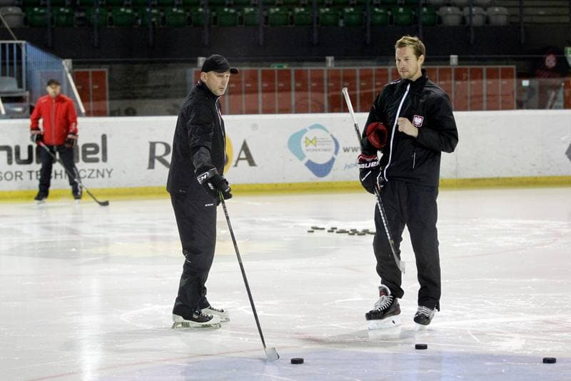 Ice Hockey. Poland national team. Training. 30.09.2018