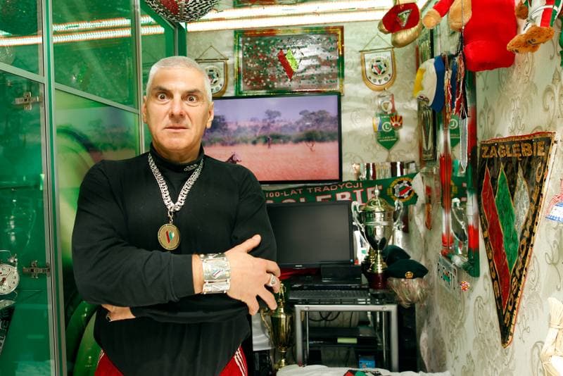 Football. Zaglebie Sosnowiec. Jerzy Wlodarczyk Guliwer. 18.12.2018