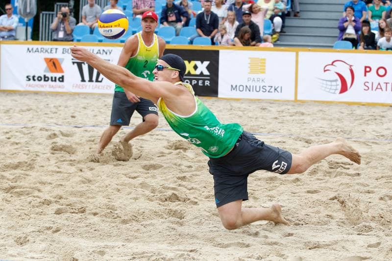 Beach Volleyball. Orlen Mistrzostwa Polski. Maciej Rudol - Michal Chwieduk. 13.08.2017