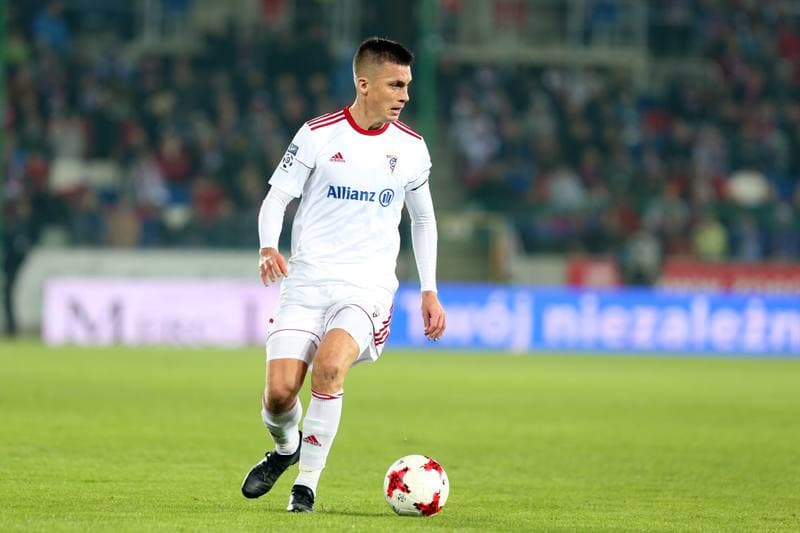 Football. Lotto Ekstraklasa. Gornik Zabrze - Lech Poznan. 04.11.2017