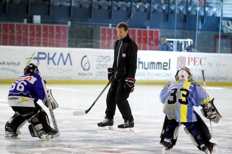 Ice Hockey. Poland national team. Training. 30.09.2018