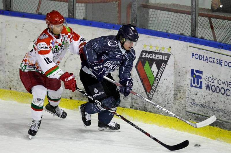 Ice Hockey. Polska Hokej Liga. Zaglebie Sosnowiec - MH Automatyka Gdansk. 02.10.2018