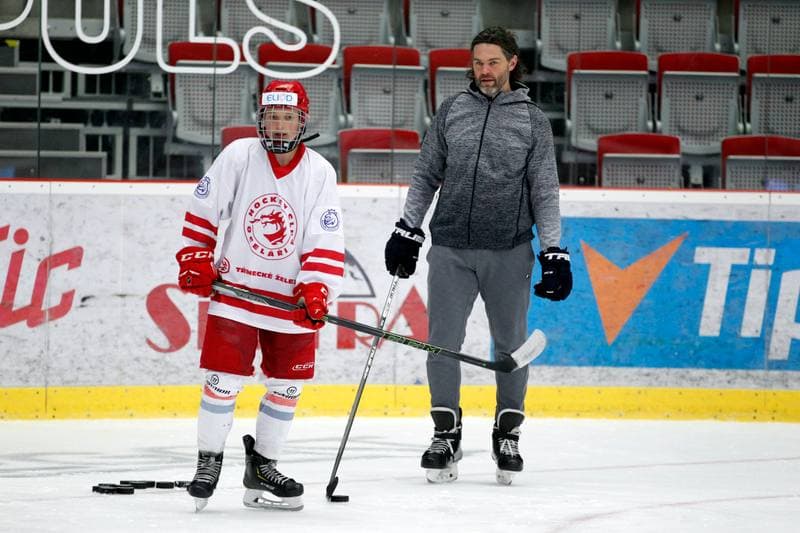 Ice Hockey. Ocelari Trinec. Training. 21.10.2018