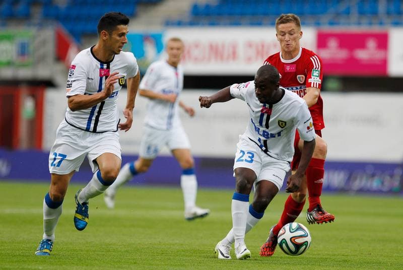Football. T-Mobile Ekstraklasa. Piast Gliwice - Zawisza Bydgoszcz. 29.08.2014