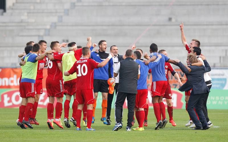Football. PKO BP Ekstraklasa. Gornik Zabrze - Piast Gliwice. 01.12.2015