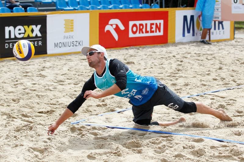 Beach Volleyball. Orlen Mistrzostwa Polski. Maciej Rudol - Michal Chwieduk. 13.08.2017