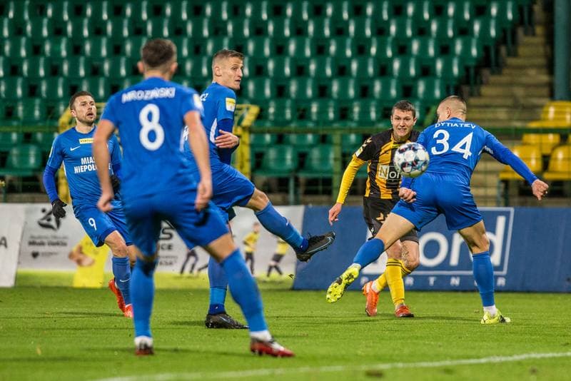 Football. Fortuna I Liga. GKS Katowice - Puszcza Niepolomice. 23.10.2021