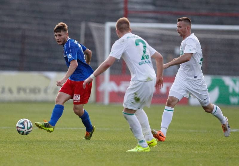 Football. III Liga Opolsko - Slaska. Polonia Bytom - Rekord Bielsko Biala. 10.08.2014