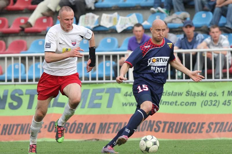 Football. I liga. Odra Wodzislaw - Kolejarz Stroze. 23.04.2011