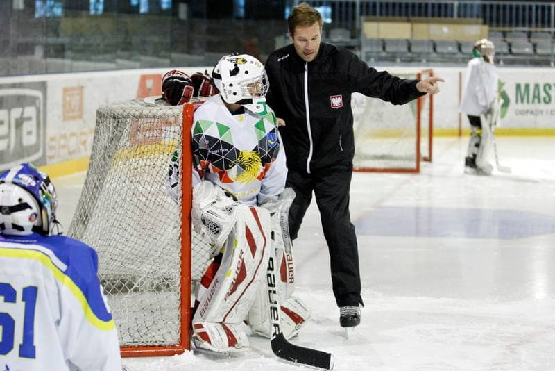 Ice Hockey. Poland national team. Training. 30.09.2018
