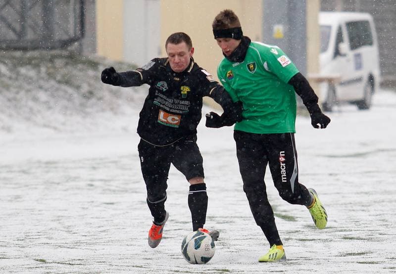 Football. Sparing. GKS Katowice - Gornik Leczna. 25.01.2014