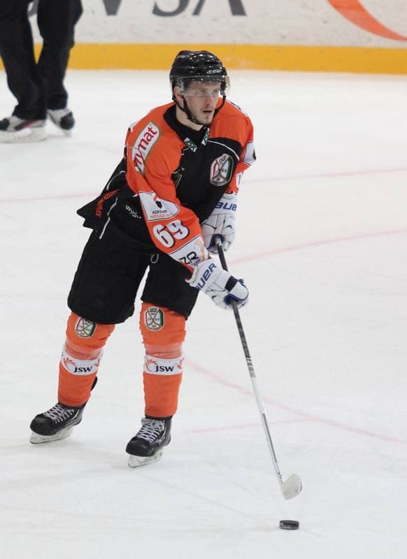 Ice Hockey. Polska Liga Hokejowa. JKH GKS Jastrzebie - Comarch Cracovia Krakow. 29.03.2013