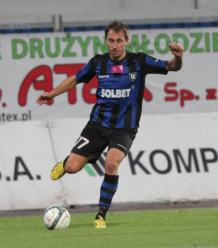 Football. T-Mobile Ekstraklasa. Gornik Zabrze - Zawisza Bydgoszcz. 29.04.2015