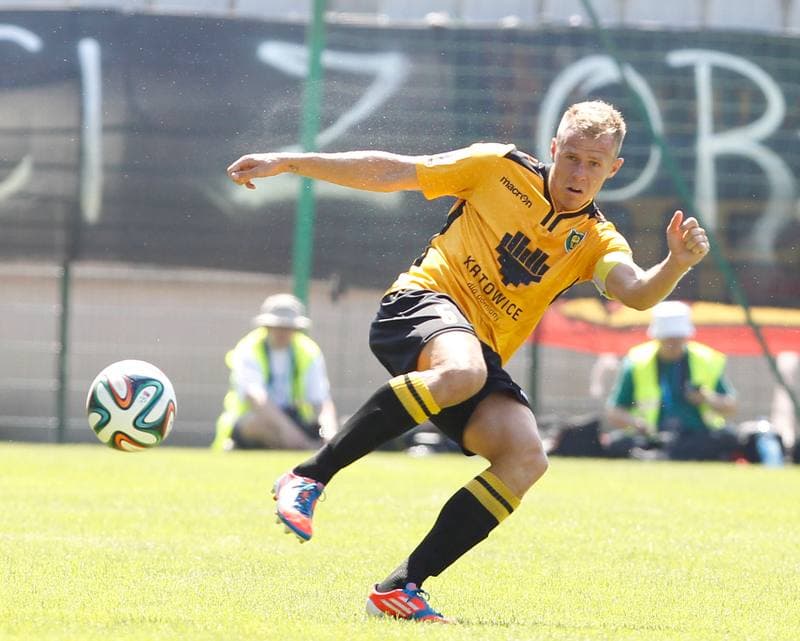 Football. I Liga. Miedz Legnica - GKS Katowice. 10.08.2014