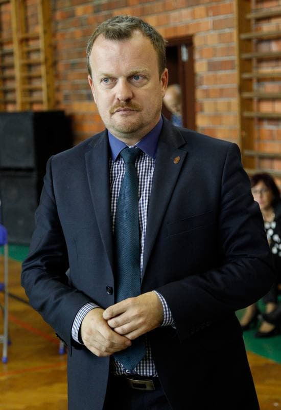 Football. Sosnowiec. Press Conference. 07.10.2015