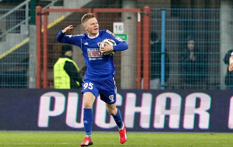 Football. T-Mobile Ekstraklasa. Piast Gliwice - Podbeskidzie Bielsko Biala. 24.05.2015