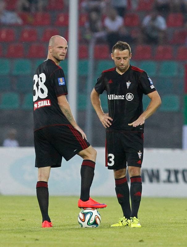 Football. Sparing. Zaglebie Sosnowiec - Gornik Zabrze. 18.01.2014