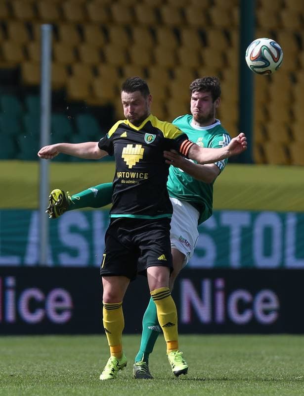 Football. I Liga. GKS Katowice - GKS Belchatow. 03.04.2016