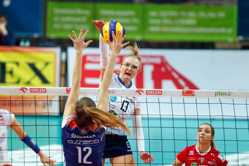 Volleyball. Orlen Liga. MKS Dabrowa Gornicza - Palac Bydgoszcz. 18.12.2016