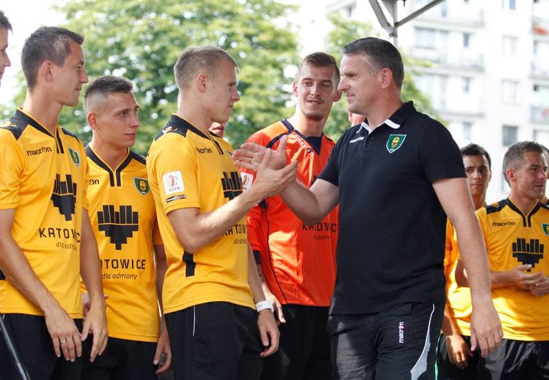 Football. GKS Katowice. Presentation. 26.07.2014