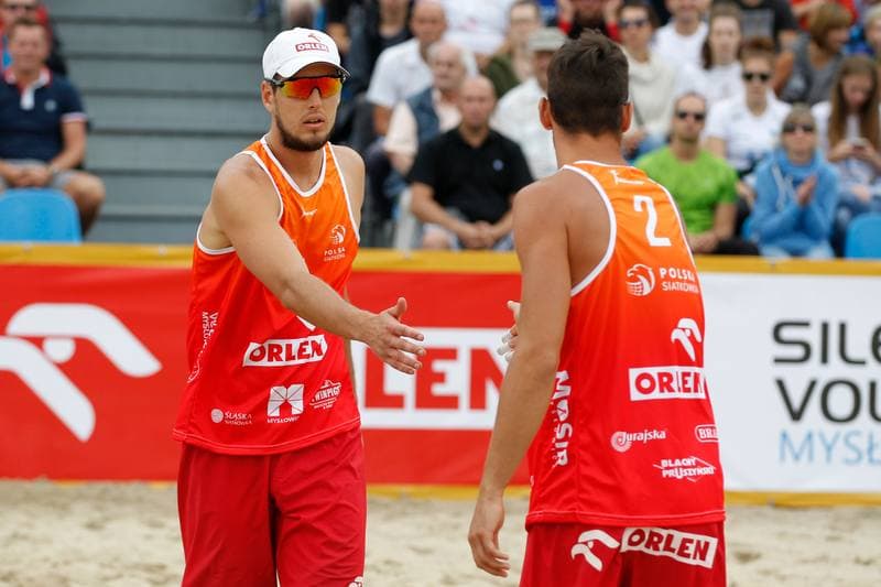 Beach Volleyball. Orlen Mistrzostwa Polski. Maciej Rudol - Michal Chwieduk. 13.08.2017