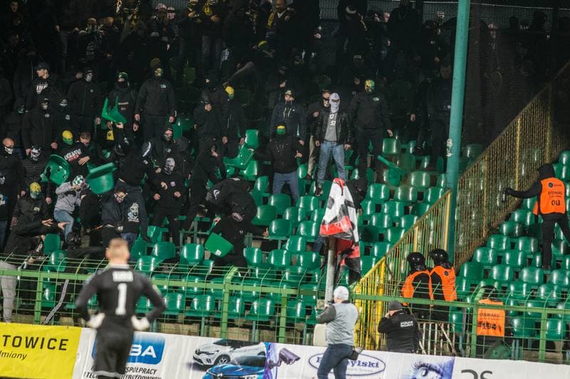 Football. Fortuna I Liga. GKS Katowice - Widzew Lodz. 06.04.2022