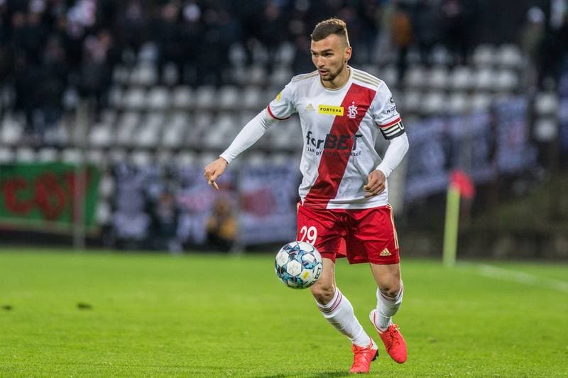 Football. Fortuna I Liga. Zaglebie Sosnowiec - LKS Lodz. 16.04.2022