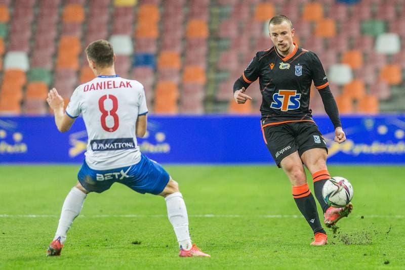 Football. PKO BP Ekstraklasa. Podbeskidzie Bielsko-Biala - Lech Poznan. 23.04.2021