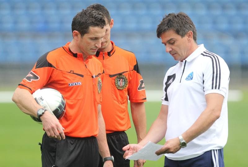 Football. Ruch Chorzow. Internal Game. 03.07.2012