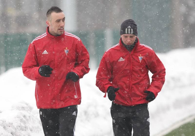 Football. Sparing. Gornik II Zabrze - LZS Piotrowka. 23.02.2013