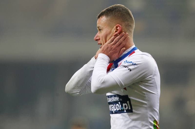 Football. PKO BP Ekstraklasa. Podbeskidzie Bielsko Biala - Jagiellonia Bialystok. 02.11.2015