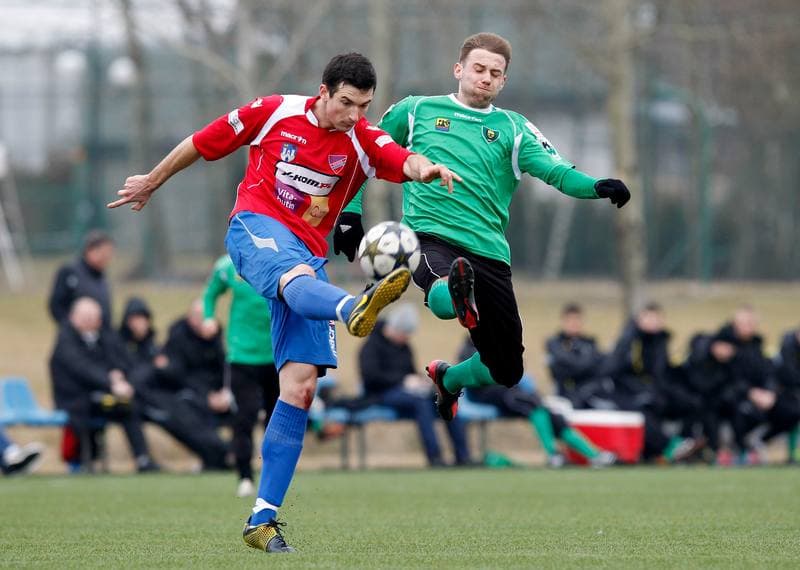 Football. Friendly Match. GKS Katowice - Rakow Czestochowa. 22.02.2014