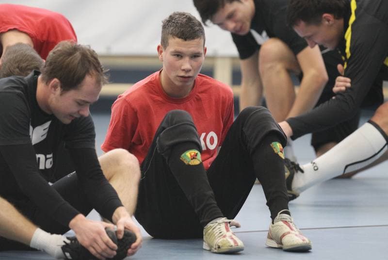 Football. Ruch Radzionkow. Training. 17.01.2011