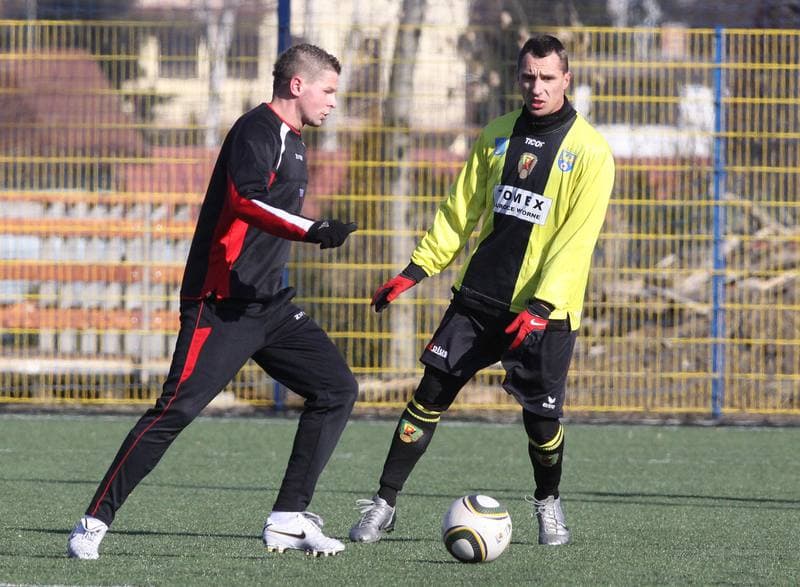 Football. Sparing. GKS Tychy - Ruch Radzionkow. 12.02.2011