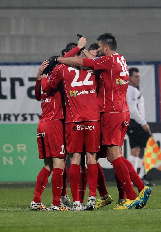 Football. Polish Cup. Gornik Zabrze - Podbeskidzie Bielsko Biala. 28.10.2014