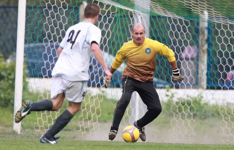 Football. Polish Cup. Naprzod Lipiny - Reprezentacja Slaskich Oldboyow. 22.08.2014