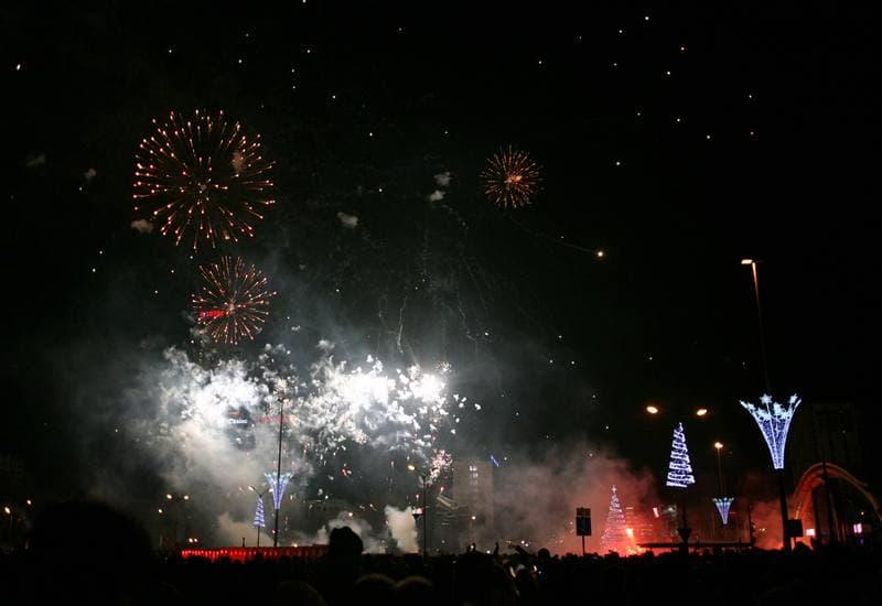 Fireworks Show. Katowice. 31.12.2014