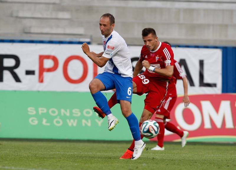 Football. T-Mobile Ekstraklasa. Gornik Zabrze - Lech Poznan. 21.07.2014