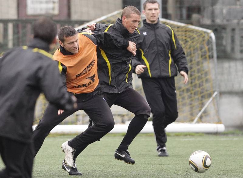 Football. Ruch Radzionkow. Training. 30.09.2010