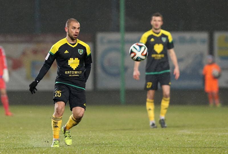 Football. I Liga. MKS Kluczbork - GKS Katowice. 12.03.2016