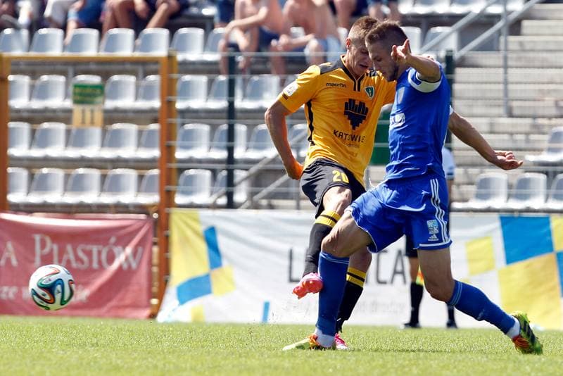 Football. I Liga. Miedz Legnica - GKS Katowice. 10.08.2014